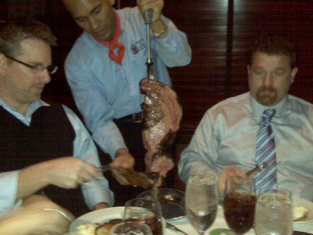My friends Steve & Tony at Fogo de Chao