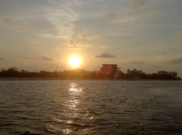 A Beautiful Sunset on Day 1, North Captive Island, FL