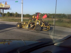 An Indiana Highway Worker Painting Lines - Cool Job Huh?
