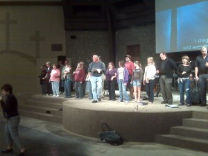 Christmas Rehearsal at MPCC - Jerry Hacker "Bringing The Funk"